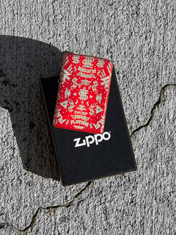 PLATOON RED ZiPPO LIGHTER