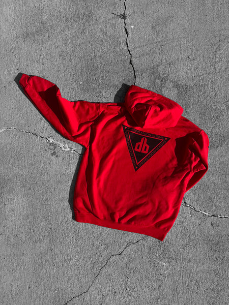 XXX RED PULLOVER HOODIE