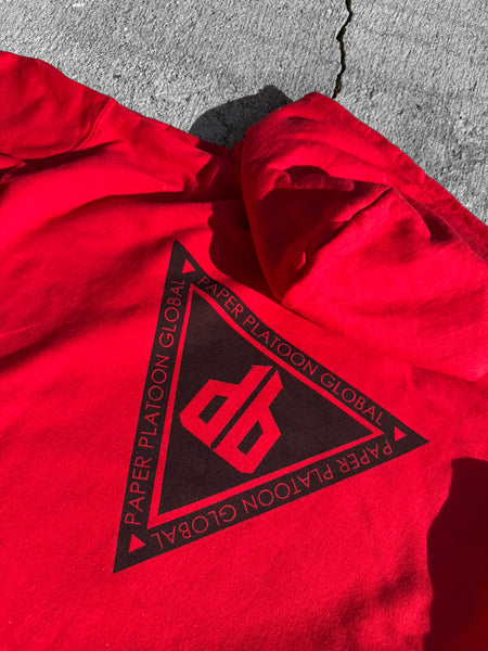 XXX RED PULLOVER HOODIE